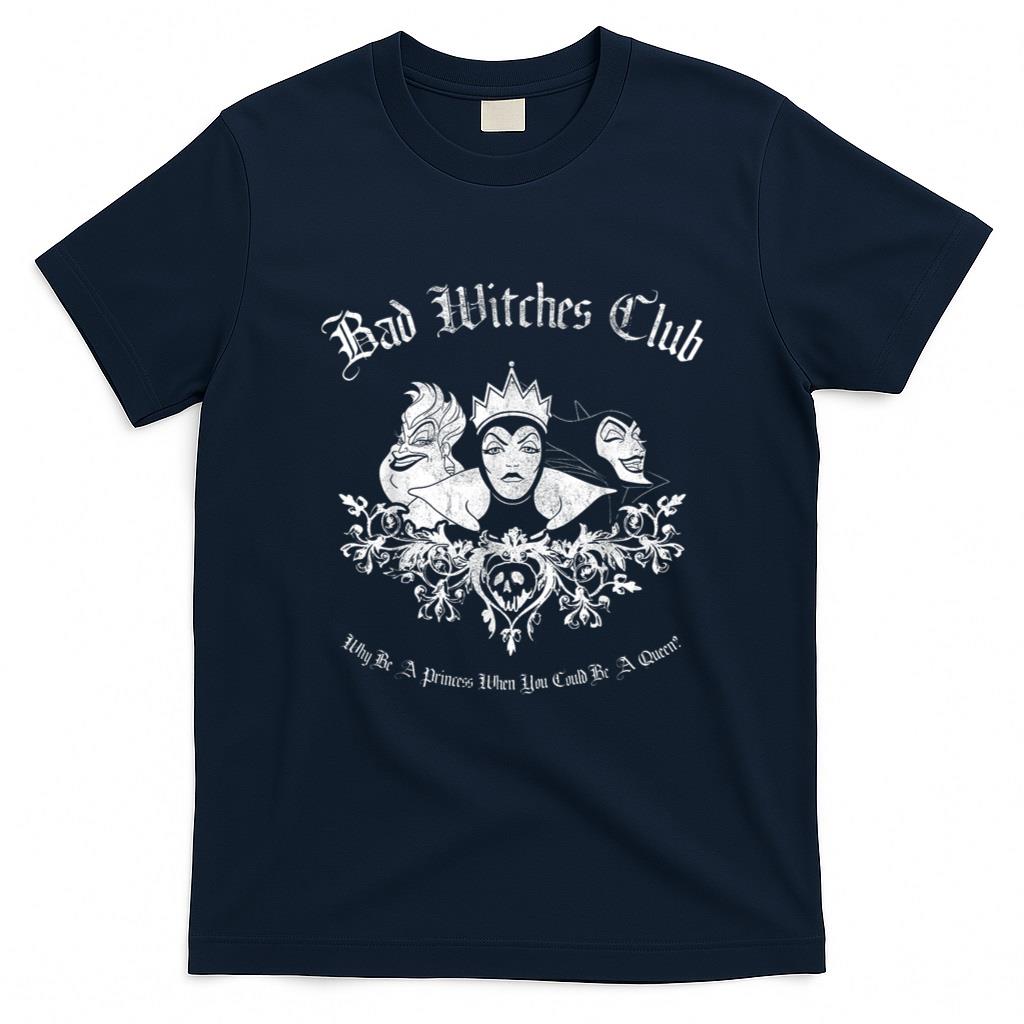 Halloween Shirt - Disney Villains Bad Witches Club Group Shot Vintage T-Shirt