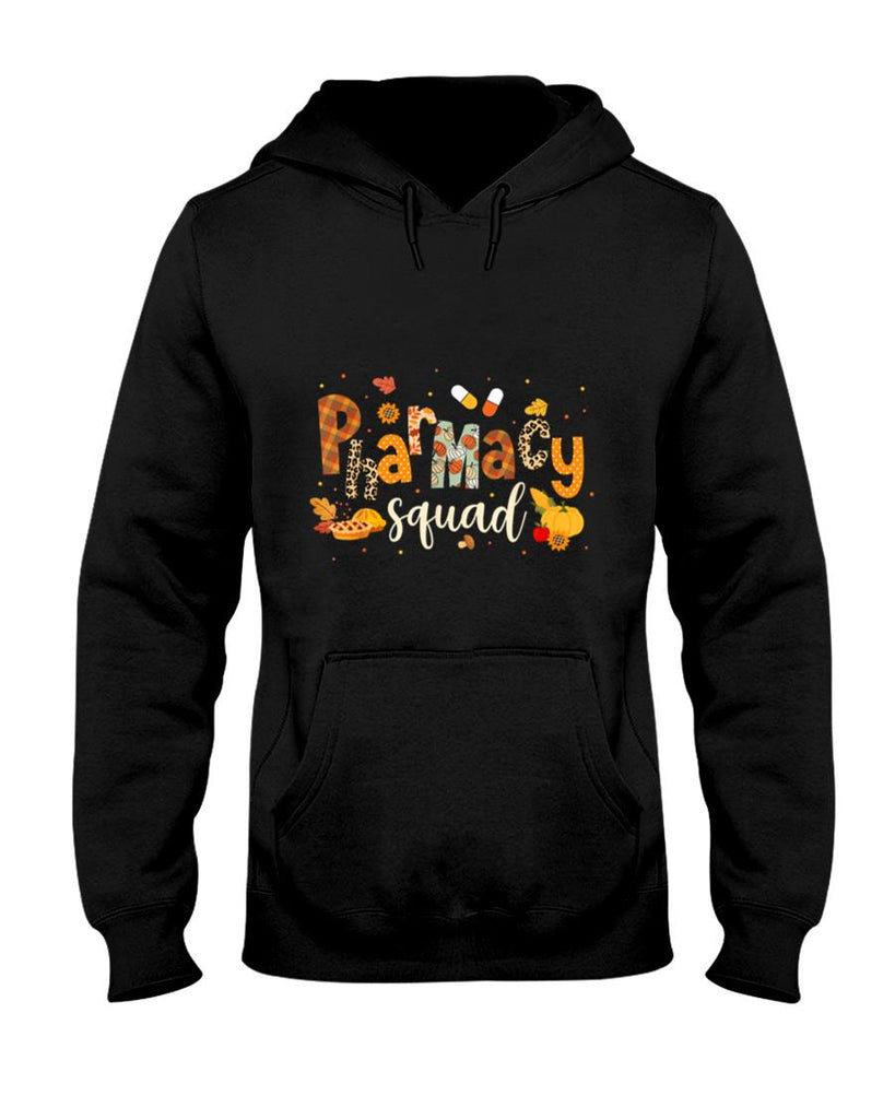 Funny Pharmacy Squad Pharmacist Thanksgiving Fall Pumpkin T-Shirt