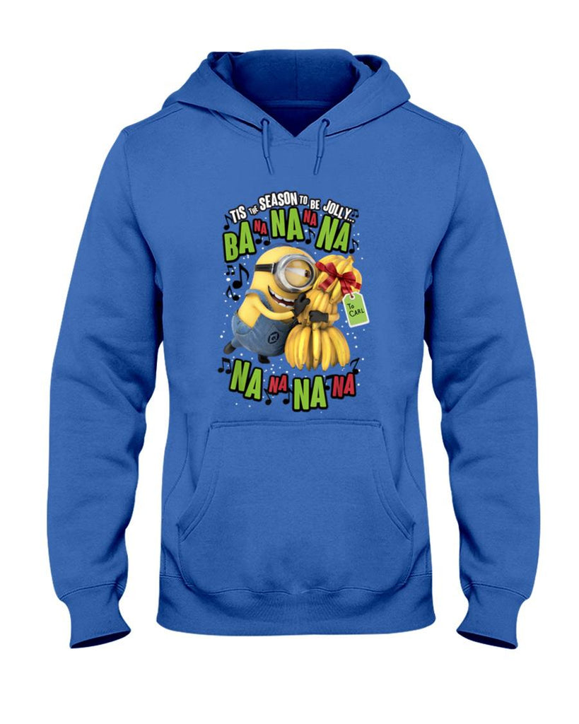 Despicable Me Minion Banana Present Christmas Short Sleeve T-Shirt