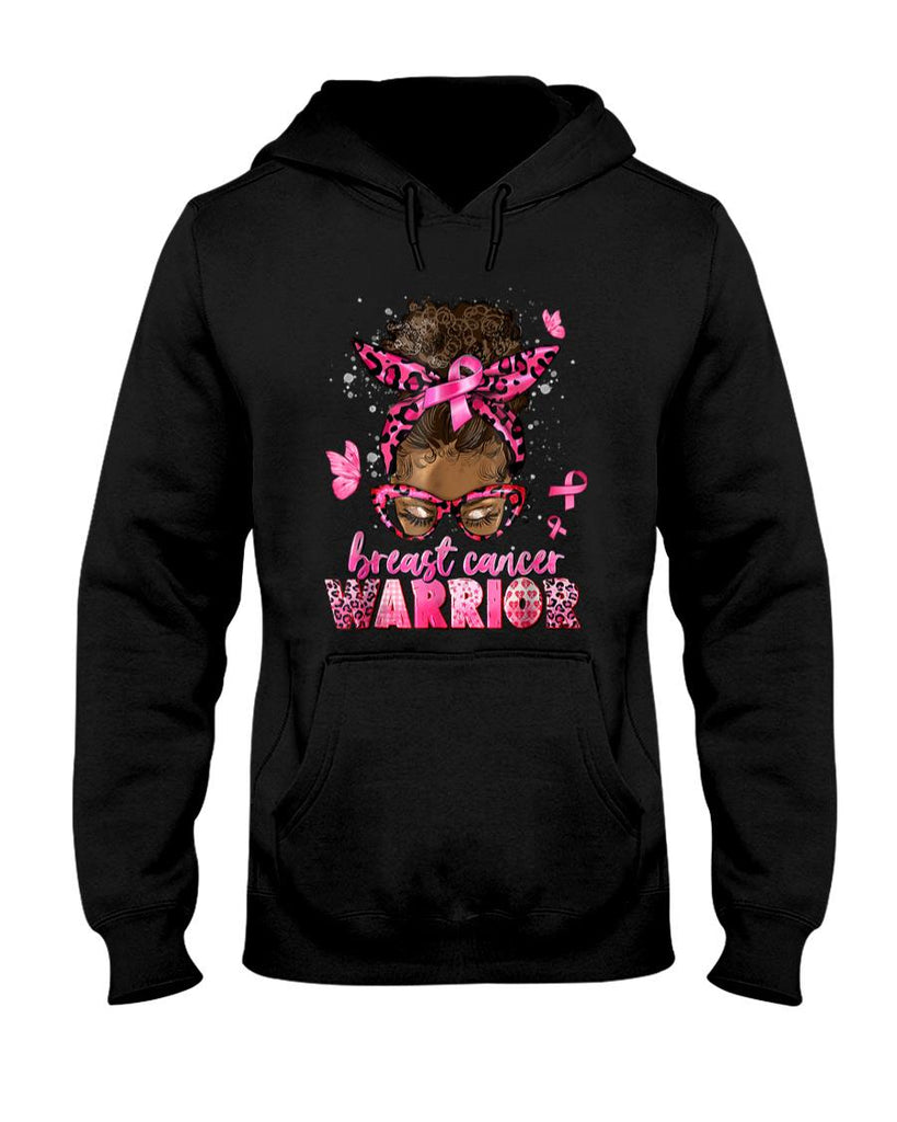 Breast Cancer Awareness Warrior Black Women Melanin Survivor T-Shirt
