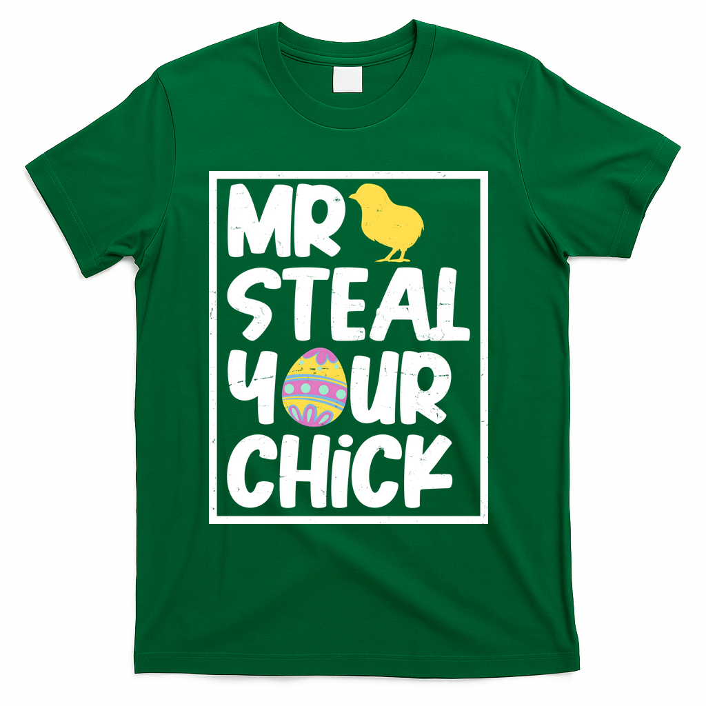 Mr Steal Your Chick Funny Chicken Egg T-Shirt