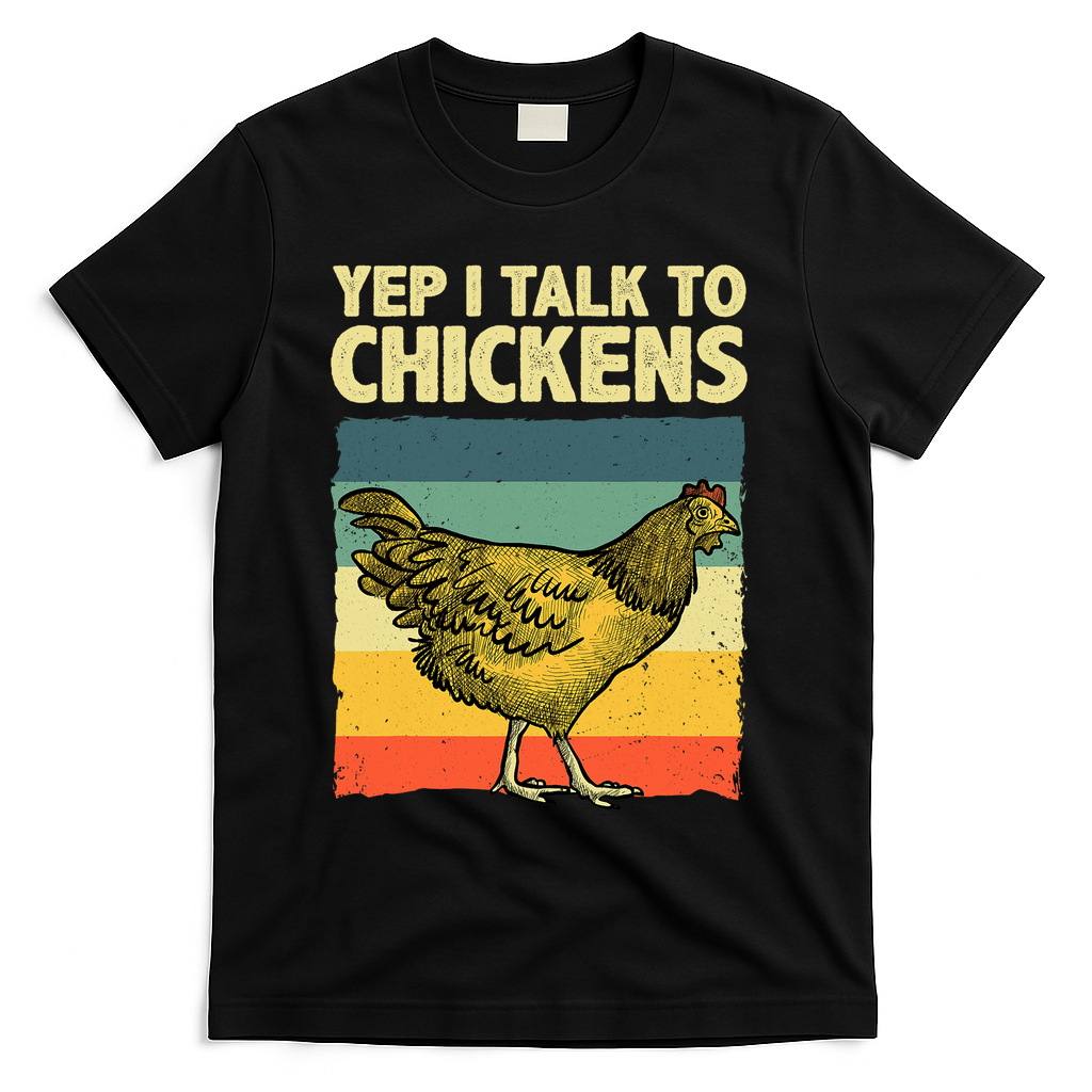 Funny Chicken Art Poultry Chicken Farmer T-Shirt