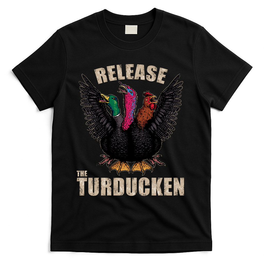 Thanksgiving Day Turkey Turducken Kaiju Monster Ugly Sweater Cute Gift T-Shirt