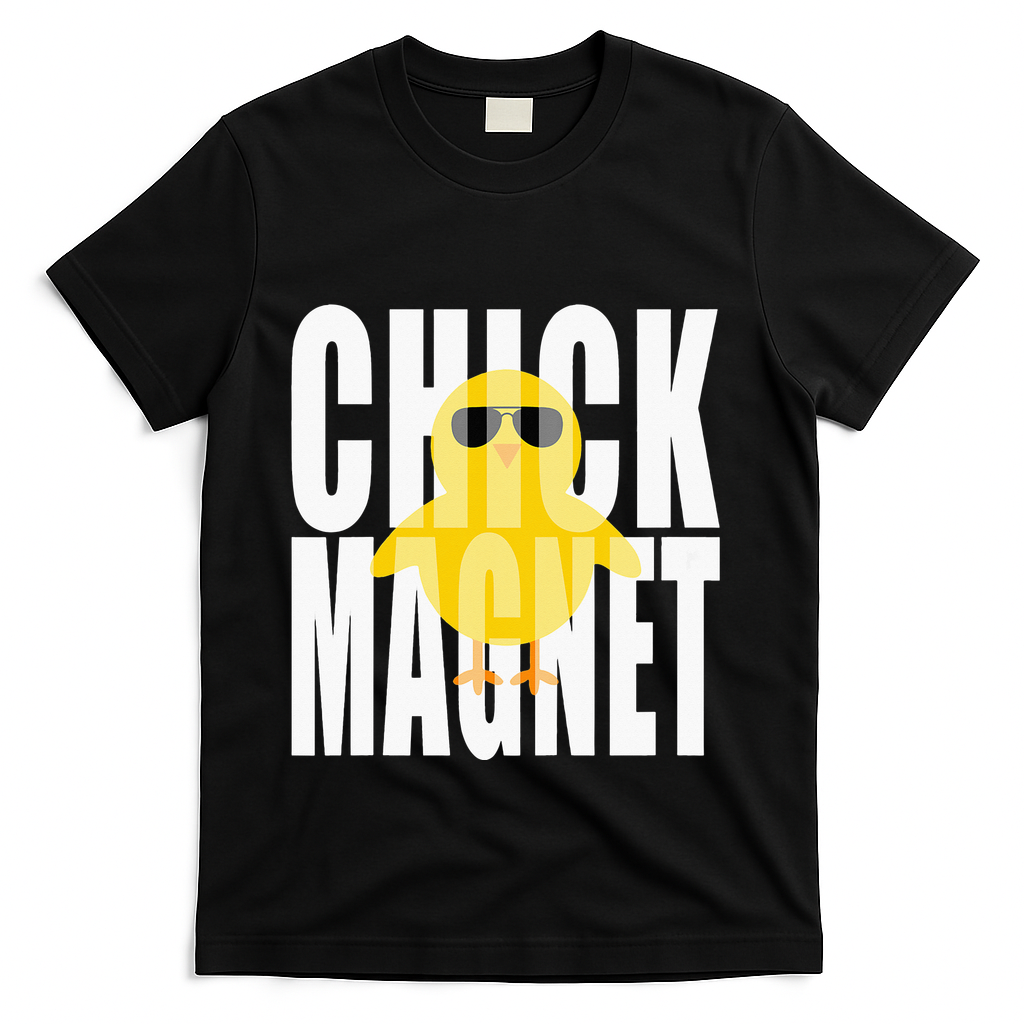 Chick Magnet Cute Easter Baby Chicken Sunglasses Art T-Shirt