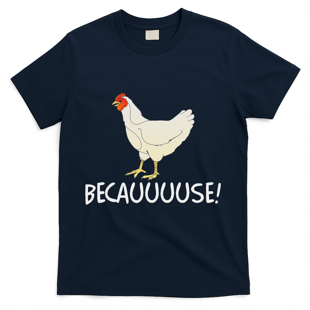 Why Are Chickens So Funny Because Funny Trending Meme T-Shirt