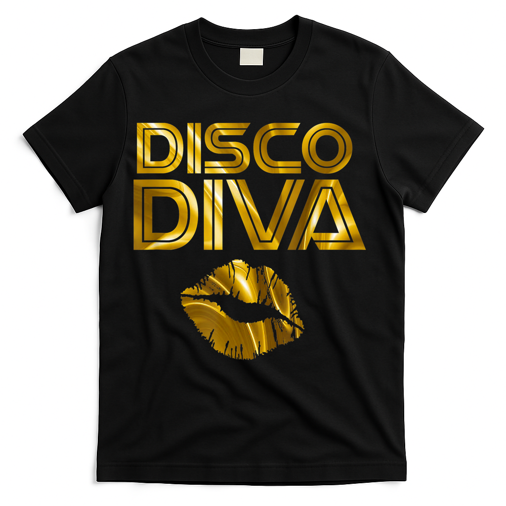 Disco Diva | 60s 70s 80s Costume Party Wear Outfit Tshirt T-Shirt