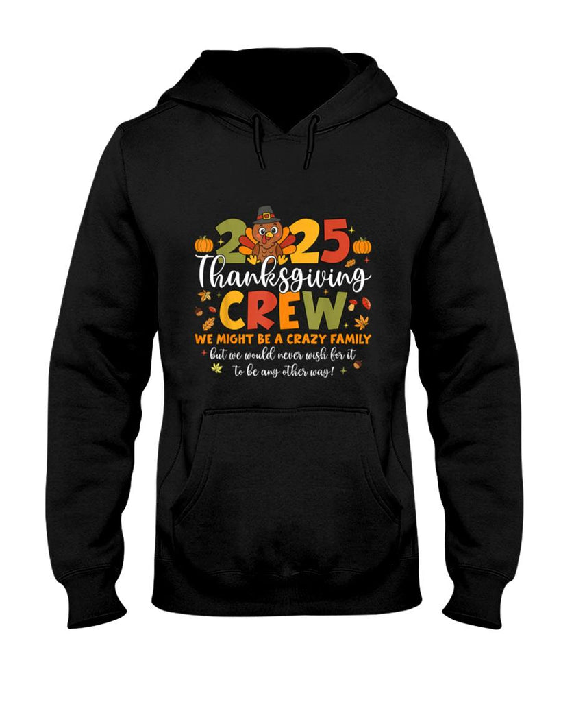 Family Thanksgiving 2025 Thanksgiving Crew Turkey Matching T-Shirt_1