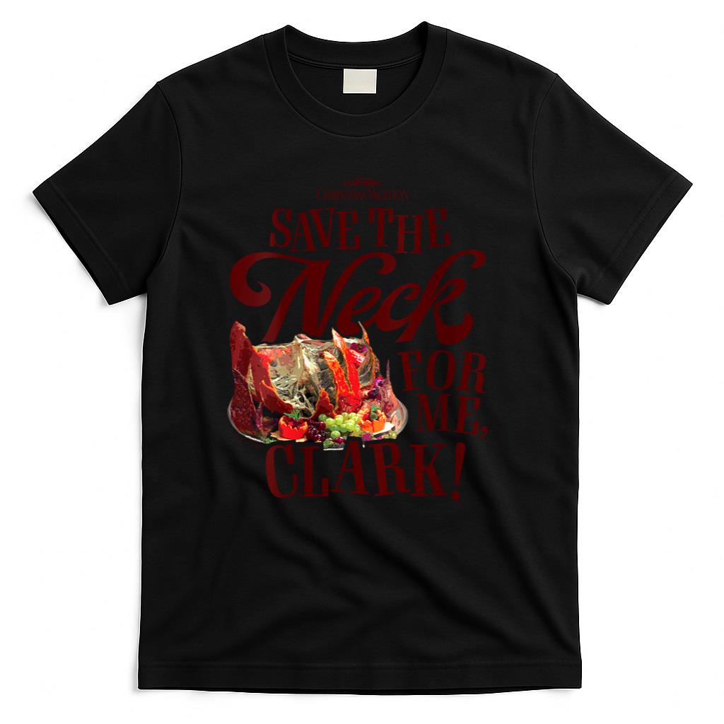 Womens National Lampoons Christmas Vacation - Save The Neck Clark V-Neck T-Shirt