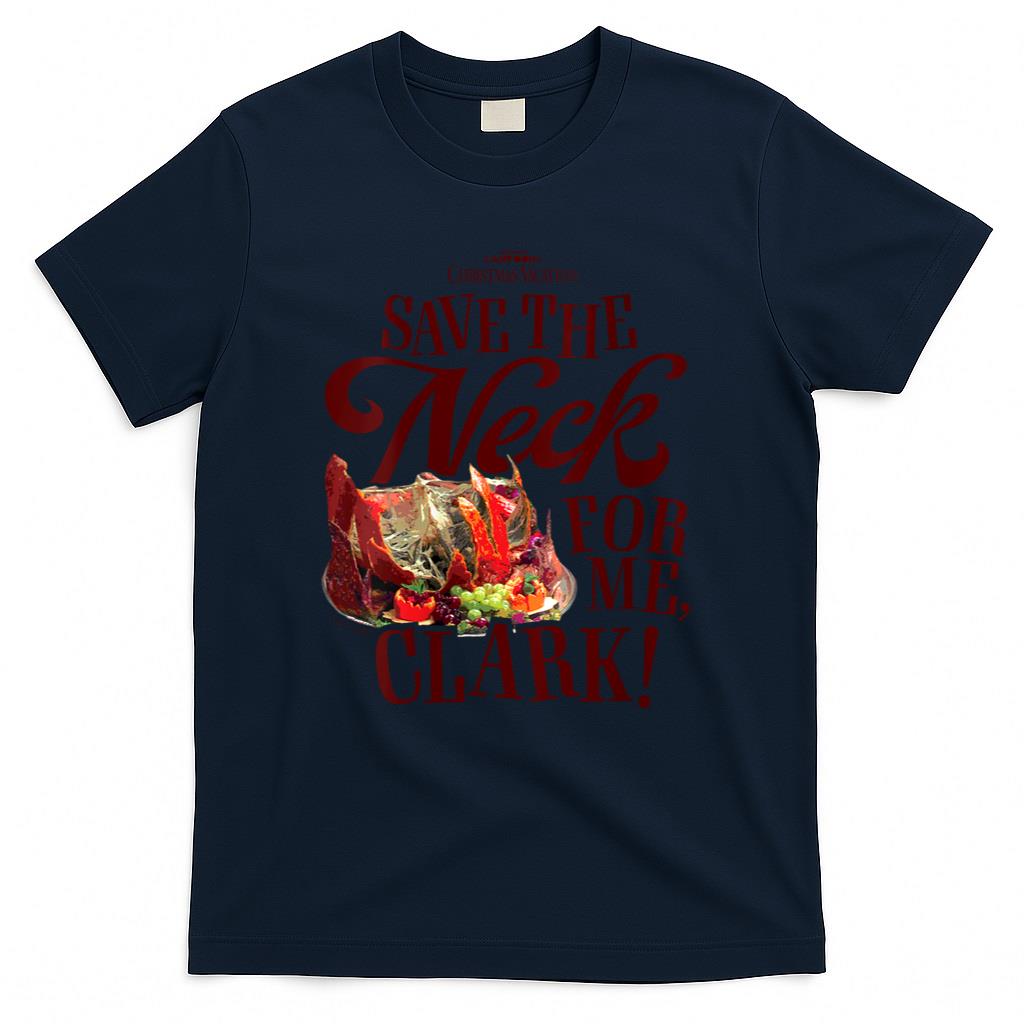 Womens National Lampoons Christmas Vacation - Save The Neck Clark V-Neck T-Shirt