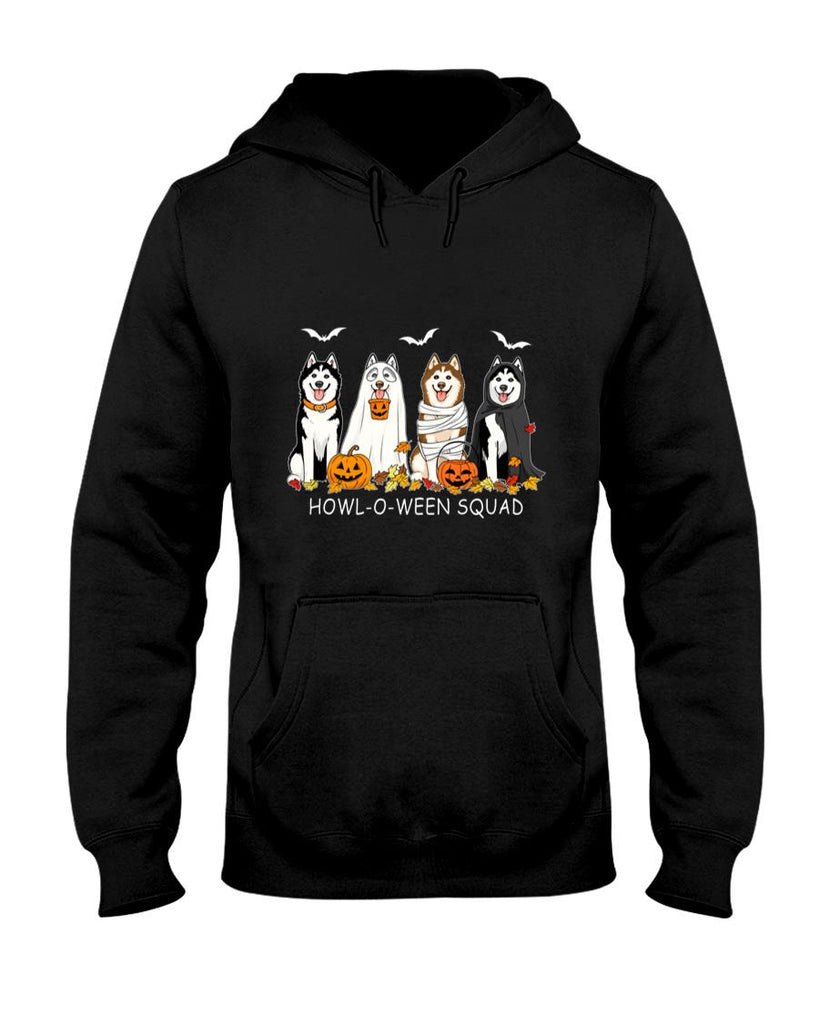Pet Mom Halloween Shirt - Funny Husky Ghost Dogs Halloween Husky Dog Mom Husky Lover Sweatshirt