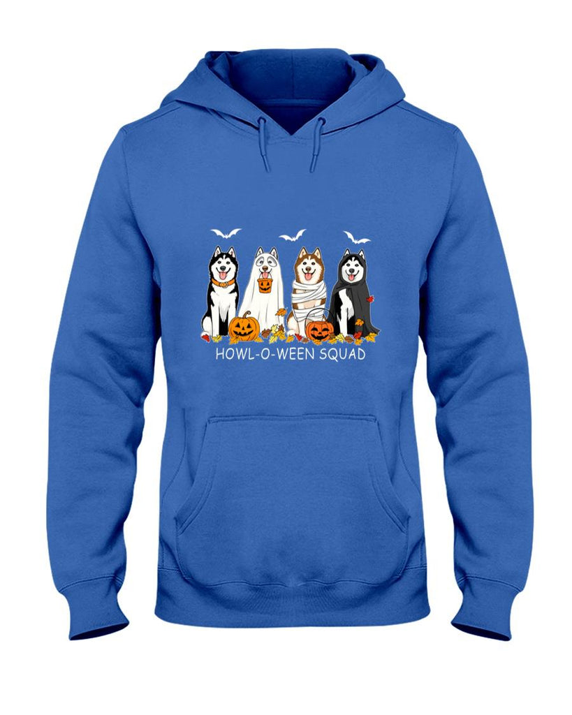 Pet Mom Halloween Shirt - Funny Husky Ghost Dogs Halloween Husky Dog Mom Husky Lover Sweatshirt