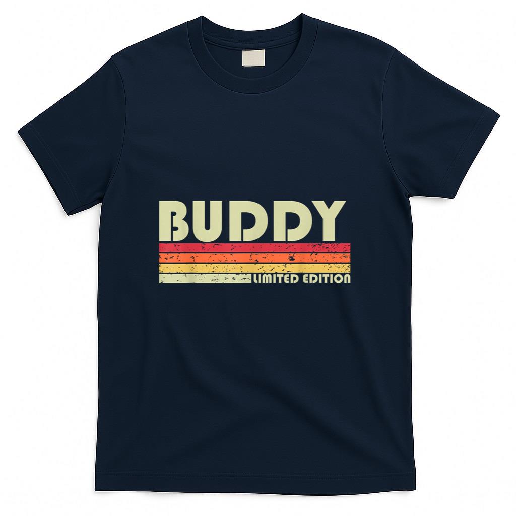 Custom Men Dad Boy Husband Christmas 80s 90s Style BUDDY Gift Name Personalized Funny Retro