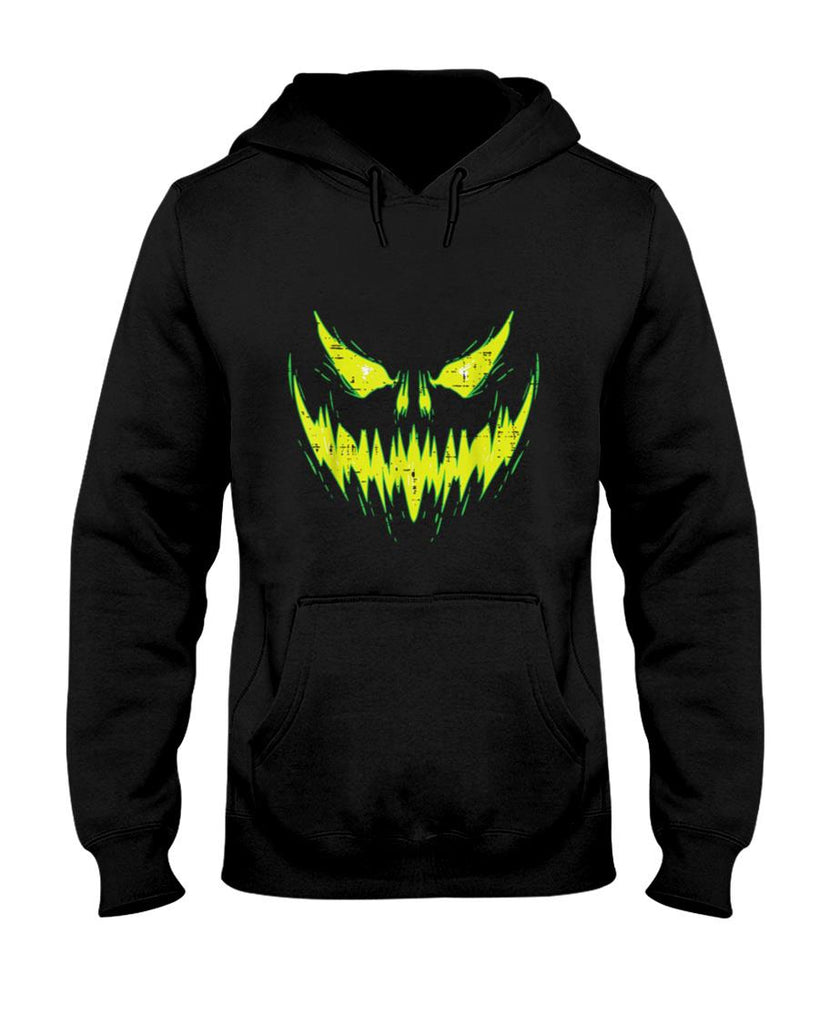 Halloween Shirt - Scary Pumpkin Jack O Lantern Face Halloween Men Boys Kids T-Shirt