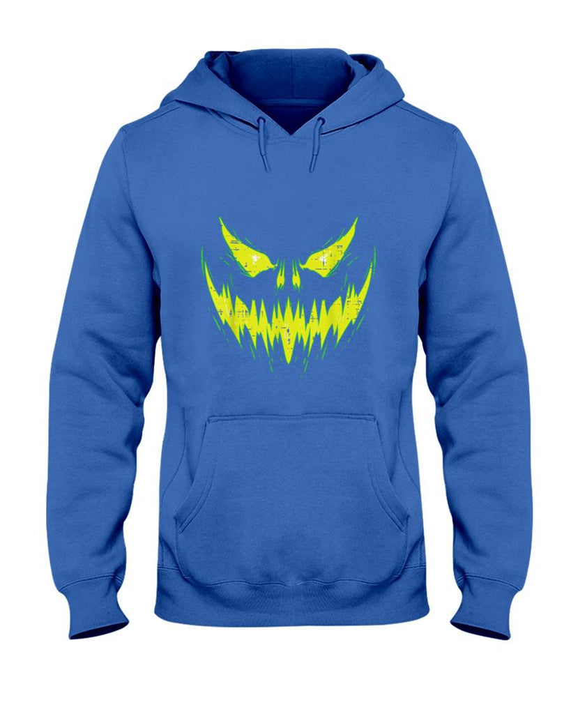Halloween Shirt - Scary Pumpkin Jack O Lantern Face Halloween Men Boys Kids T-Shirt