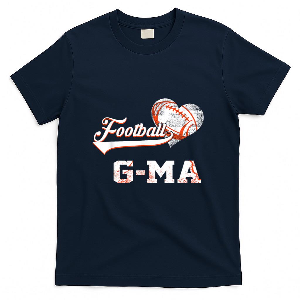 Football G-ma Family Football Player Vintage Christmas Xmas T-Shirt