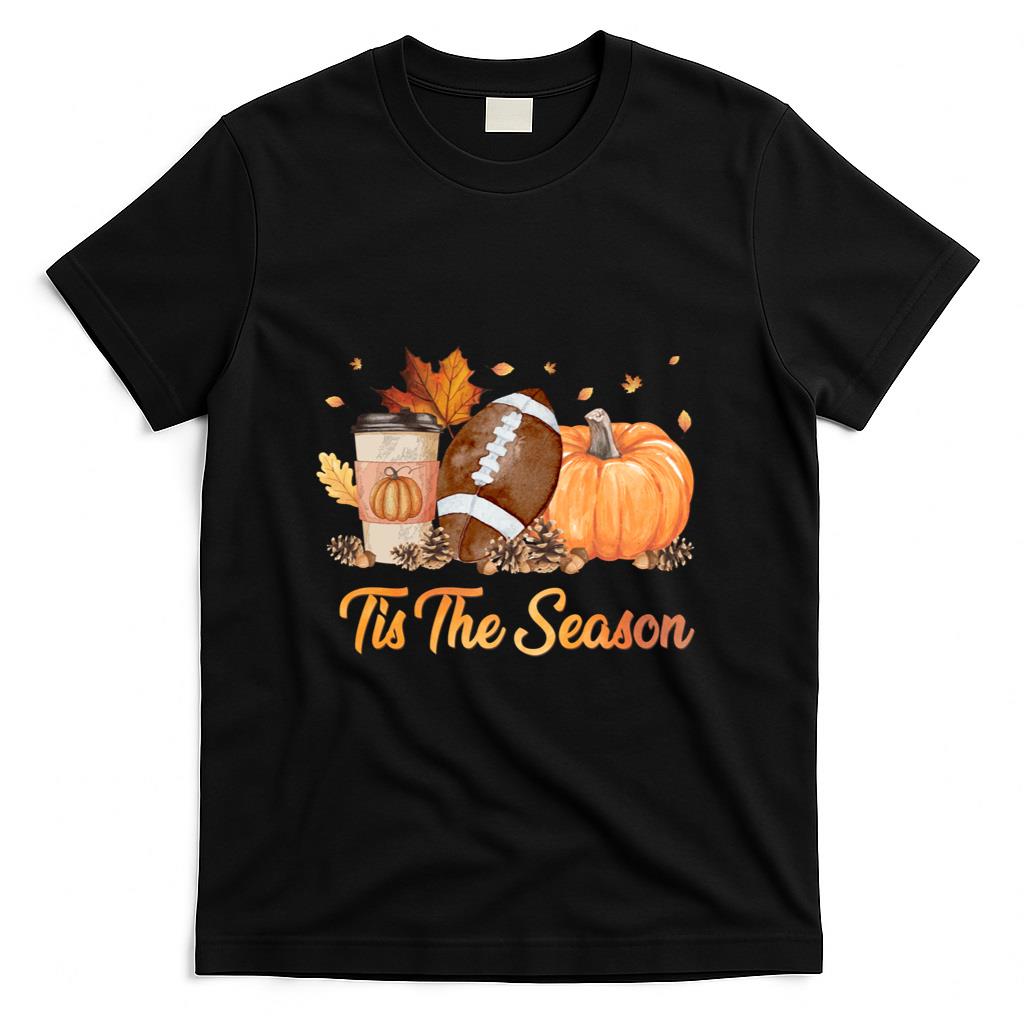 Tis The Season Football Fall Season Football Pumpkin Spice Long Sleeve T-Shirt