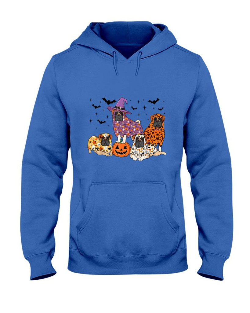 Pet Mom Halloween Shirt - Funny Halloween Ghost English Mastiff Boo Costume Spooky Dog T-Shirt