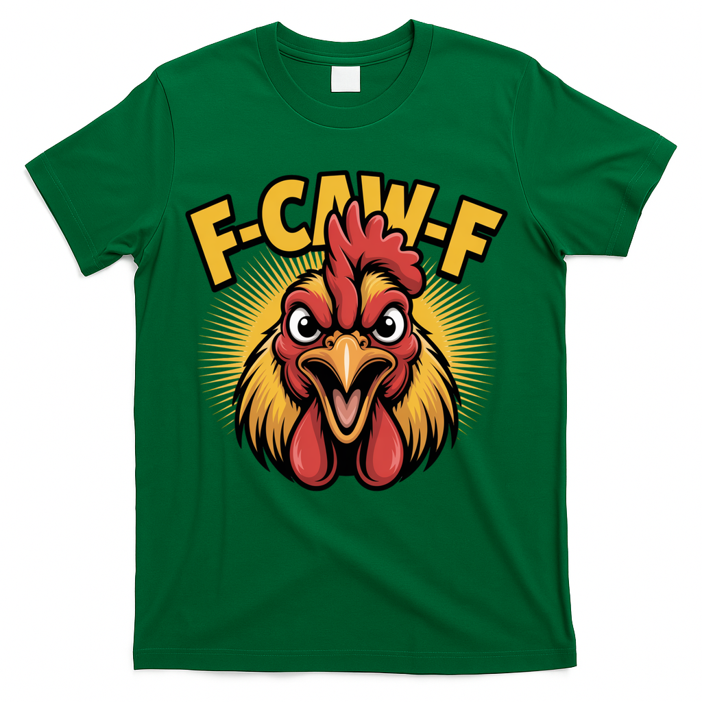 F-Caw-F Chicken Rooster T-Shirt