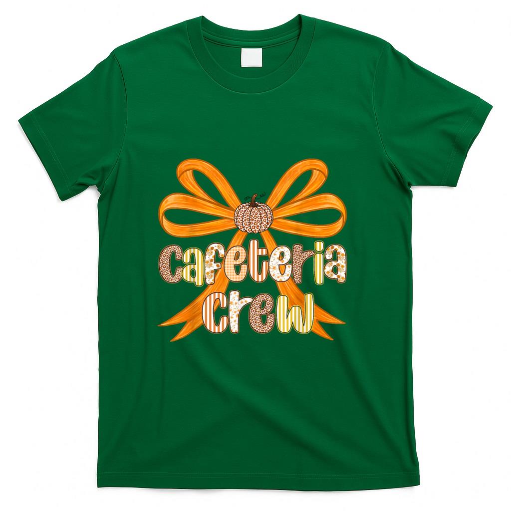 Cafeteria Crew Preppy Coquette Fall Thanksgiving T-Shirt