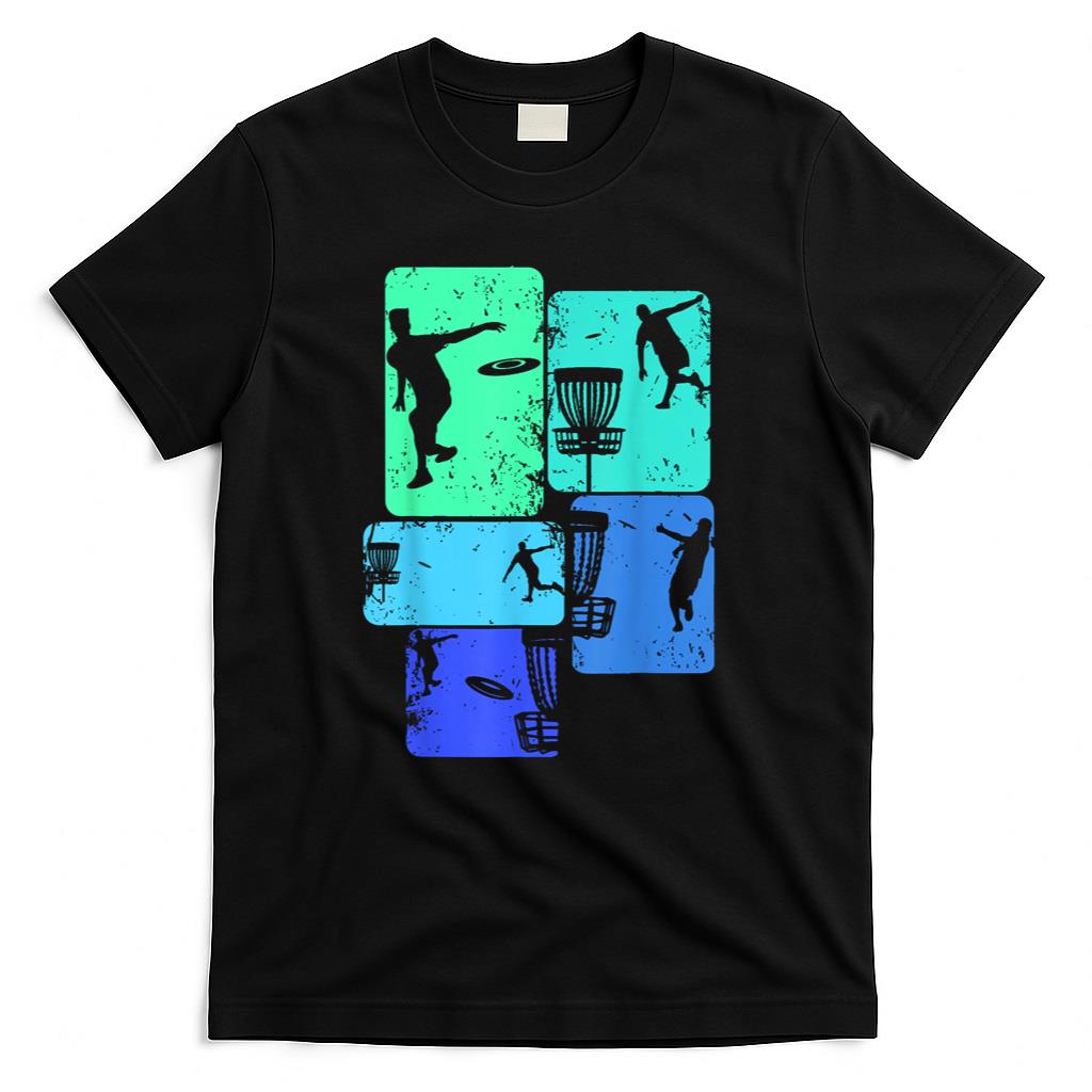 Cool Disc Golf Designs Gift Ideas Men Boys Kids Disc Golf T-Shirt Black Small