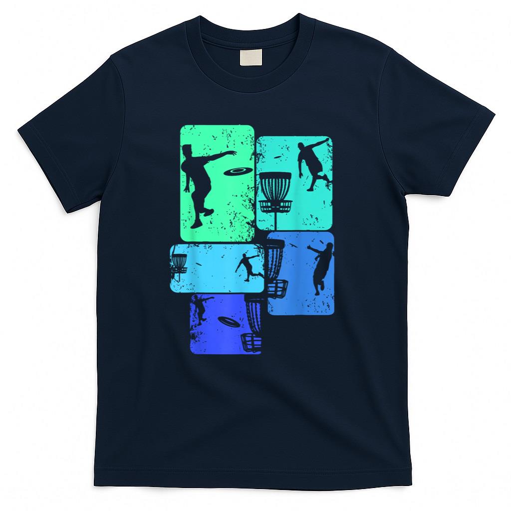 Cool Disc Golf Designs Gift Ideas Men Boys Kids Disc Golf T-Shirt Black Small