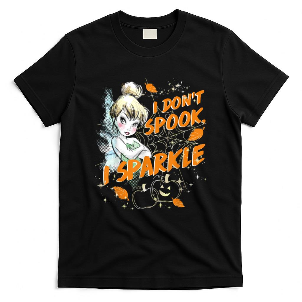 Halloween Shirt - Disney Peter Pan Tinkerbell Halloween Don't Spook I Sparkle T-Shirt