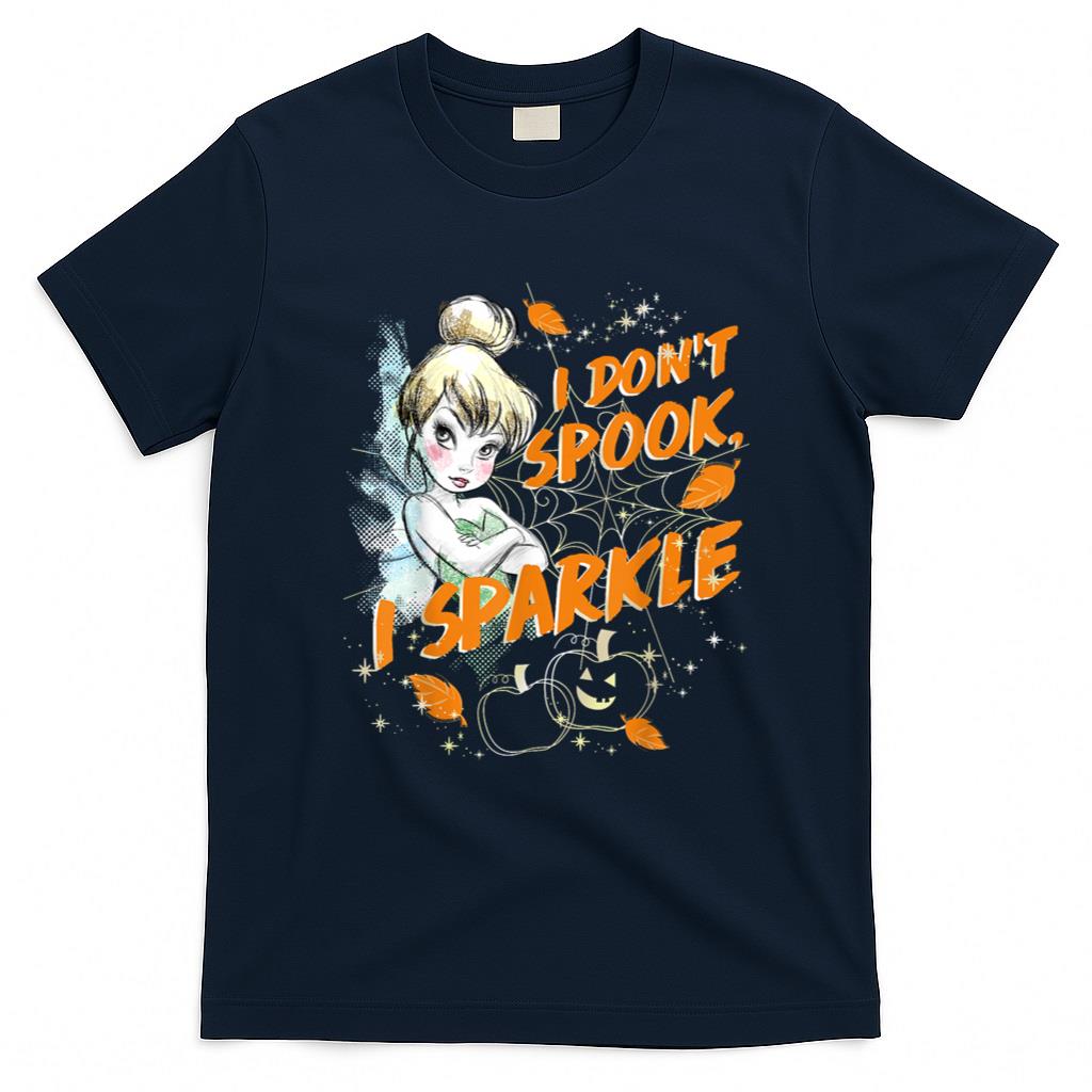 Halloween Shirt - Disney Peter Pan Tinkerbell Halloween Don't Spook I Sparkle T-Shirt