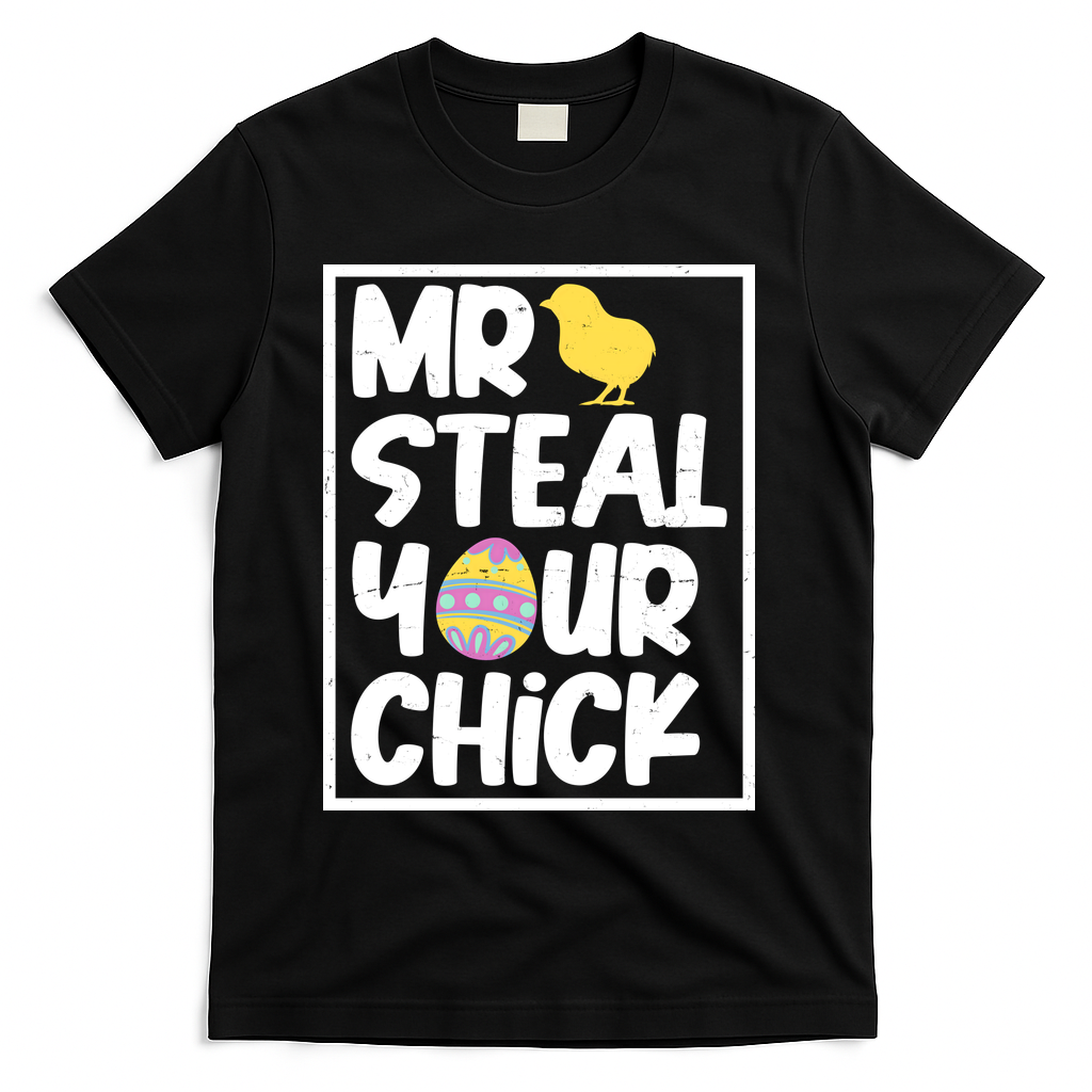 Mr Steal Your Chick Funny Chicken Egg T-Shirt