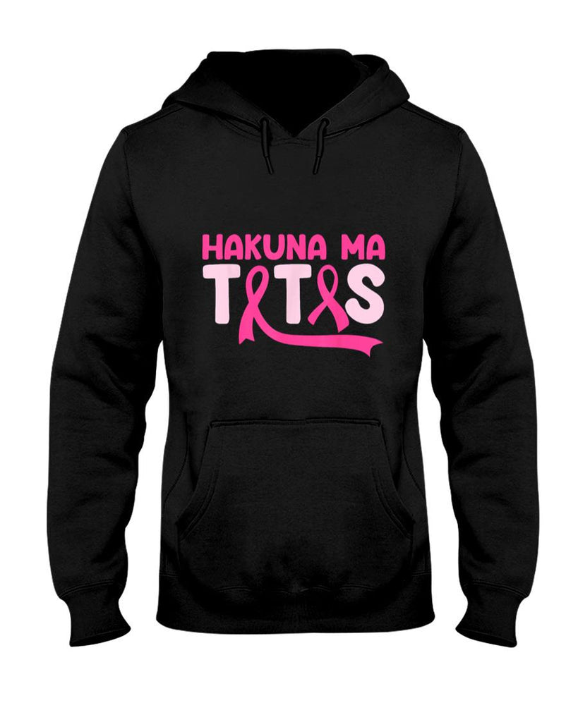 Hakuna Ma Tatas Breast Cancer Awareness Support Pink Ribbon T-Shirt