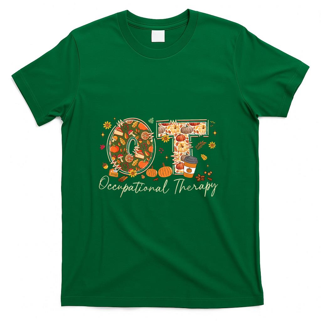 Occupational Therapy Fall OT OTA Autumn Thanksgiving T-Shirt_1
