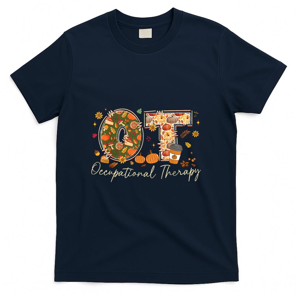 Occupational Therapy Fall OT OTA Autumn Thanksgiving T-Shirt_1