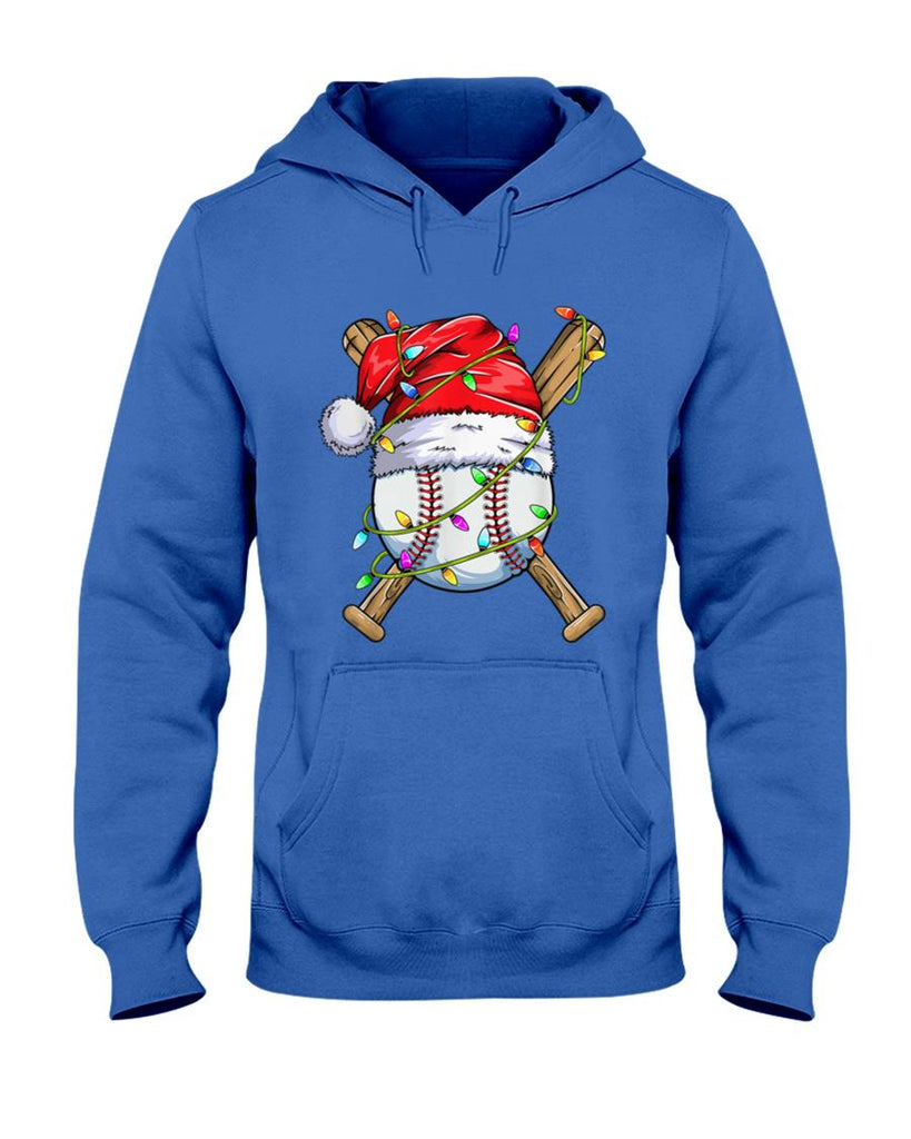 Santa Sports Design For Men Boys Christmas Baseball Player T-Shirt