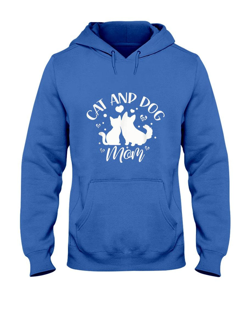 Pet Mom Halloween Shirt - Cat And Dog Mom Girl Lover Dogs Cats Mother Mommy Mama T-Shirt