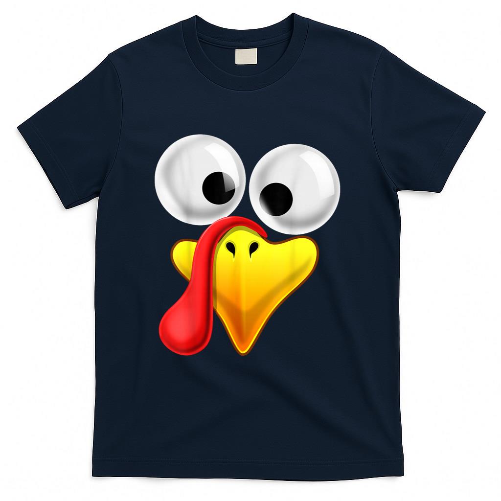 Thanksgiving Turkey Face Matching Family Costume Gift Kids T-Shirt
