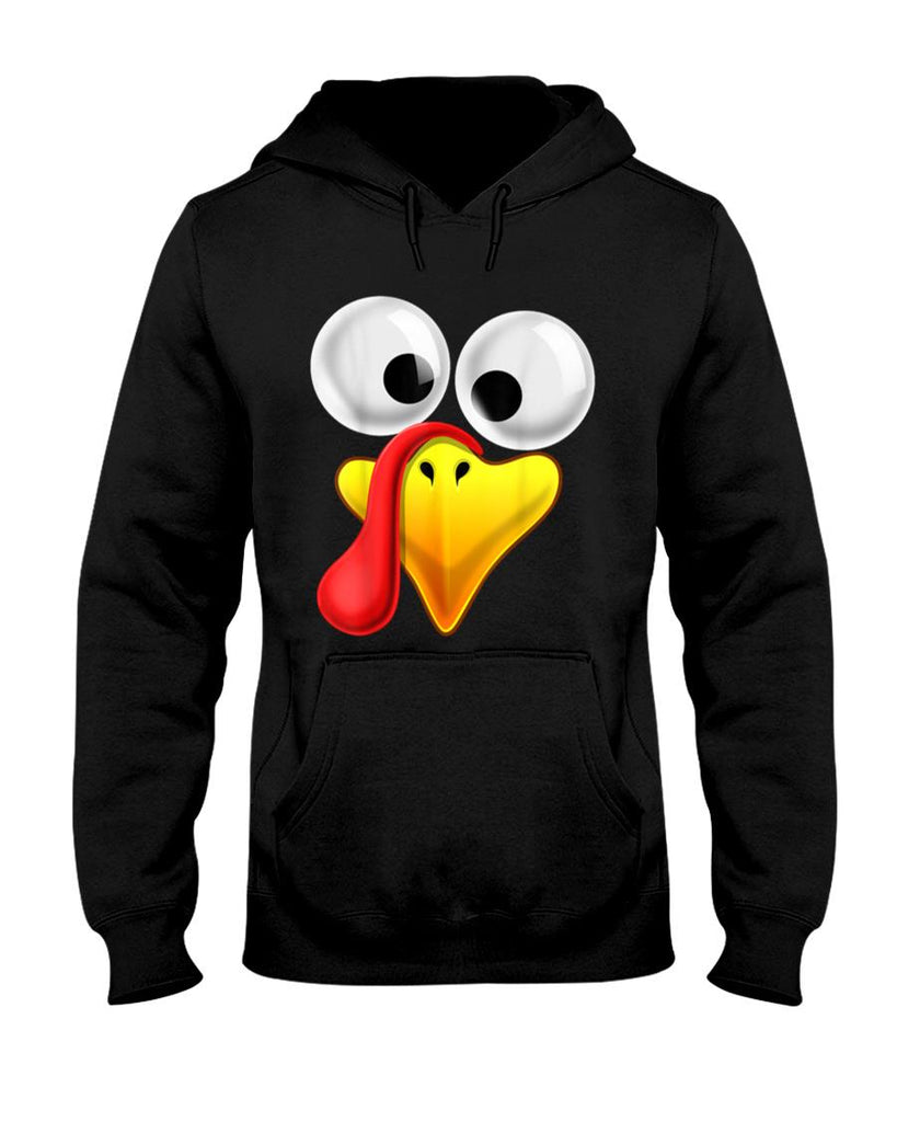 Thanksgiving Turkey Face Matching Family Costume Gift Kids T-Shirt