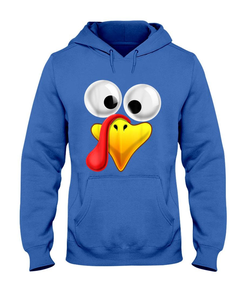 Thanksgiving Turkey Face Matching Family Costume Gift Kids T-Shirt