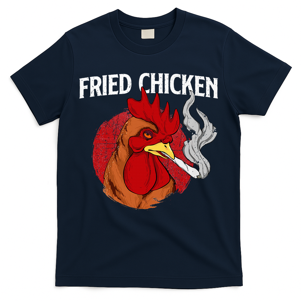 Fried Chicken Gangster Chickens Farm Owner Farmyard Farmer T-Shirt