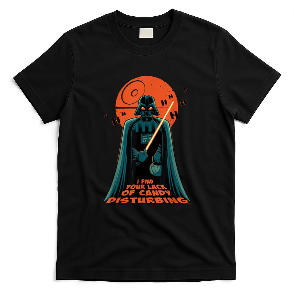 Halloween Shirt - Star Wars Darth Vader Halloween Lack of Candy Disturbing T-Shirt