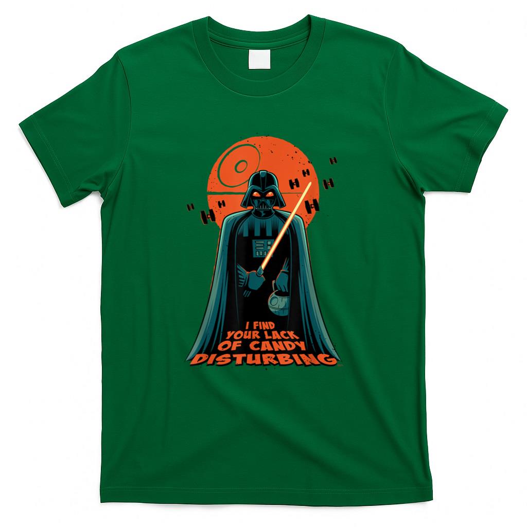 Halloween Shirt - Star Wars Darth Vader Halloween Lack of Candy Disturbing T-Shirt