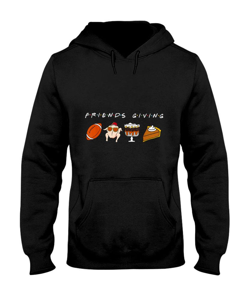 Friends Giving Turkey Football Pumpkin Thanksgiving Autumn T-Shirt