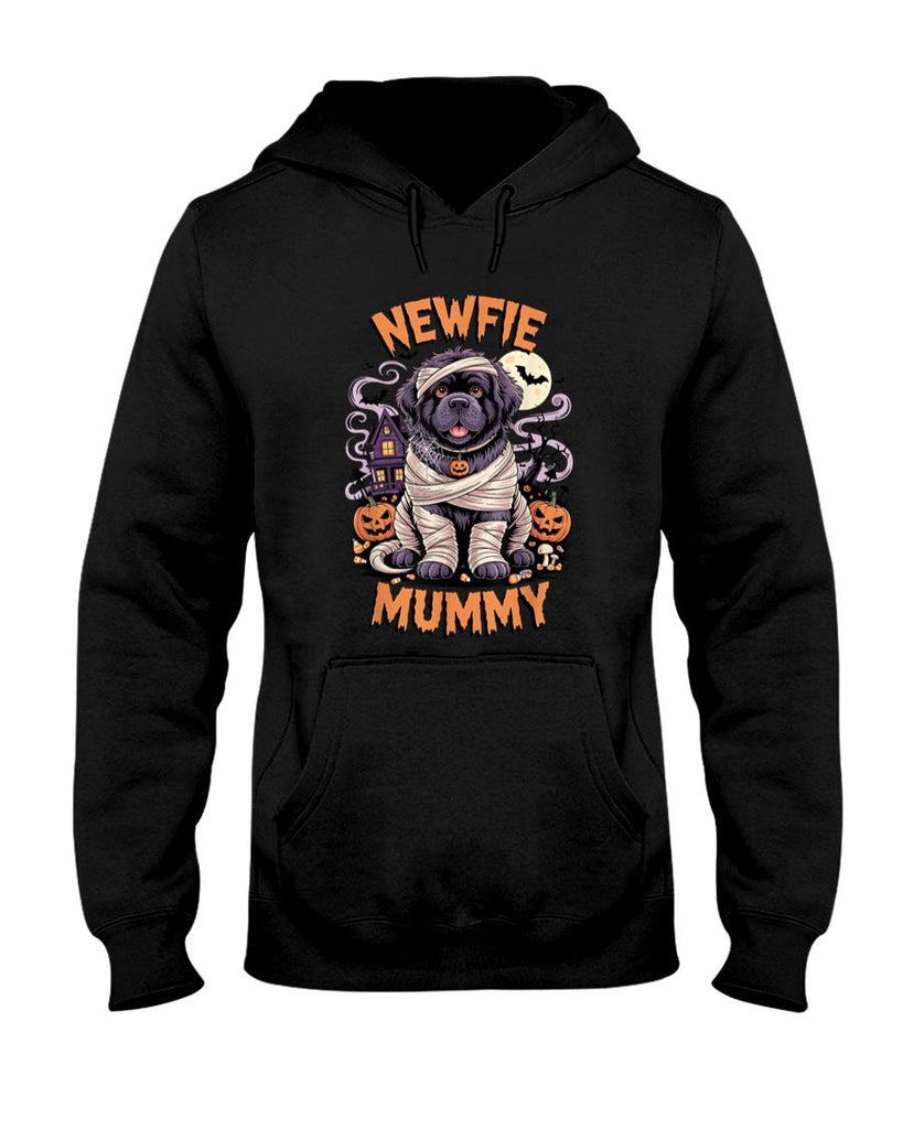 Pet Mom Halloween Shirt - Newfoundland Funny Halloween Costume Dog Owner Newfie Mummy T-Shirt