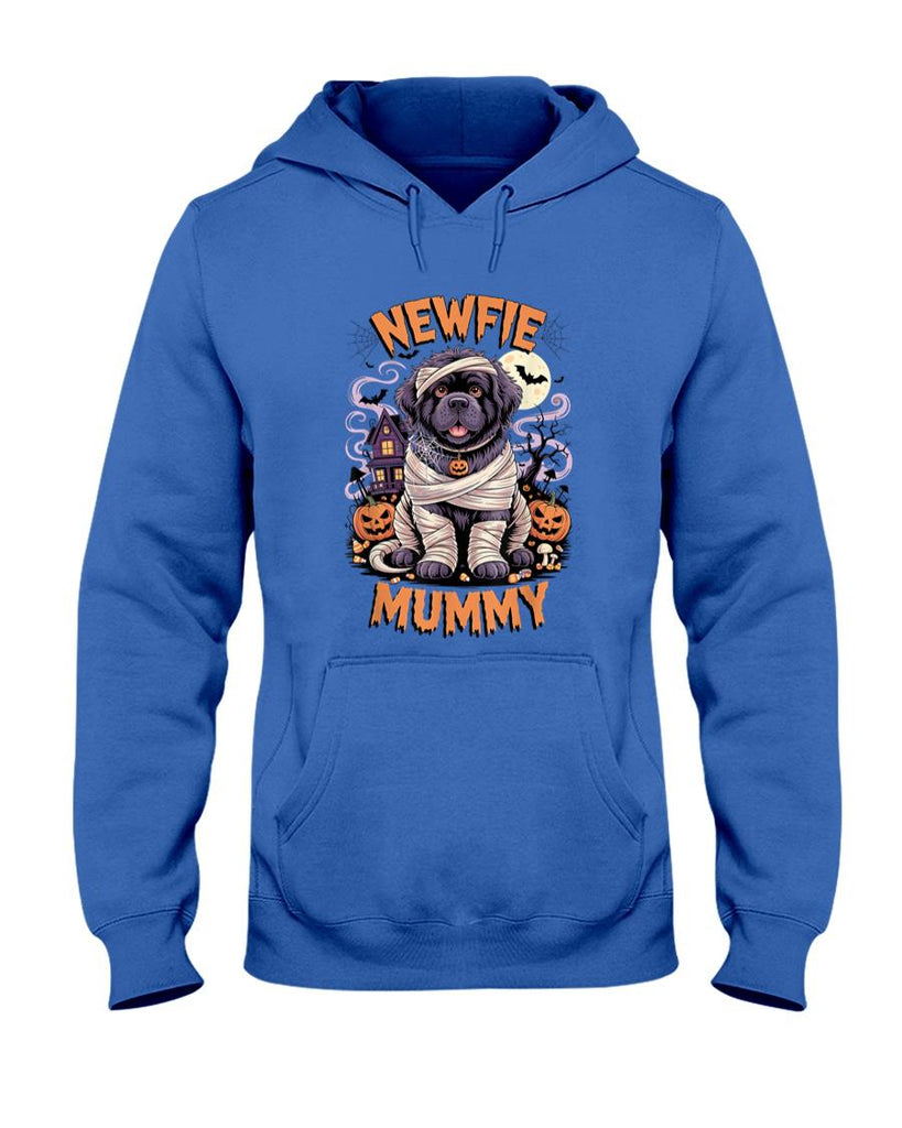 Pet Mom Halloween Shirt - Newfoundland Funny Halloween Costume Dog Owner Newfie Mummy T-Shirt