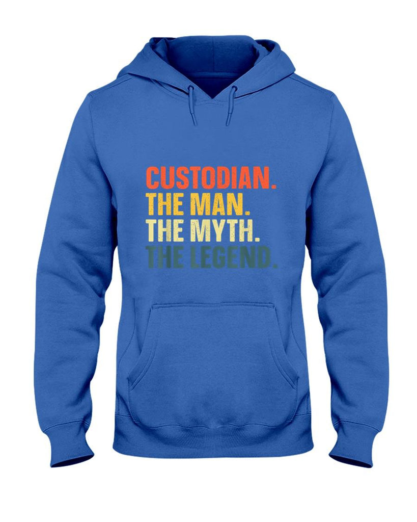 Custodian Art For Men Janitor School Custodian Appreciation T-Shirt