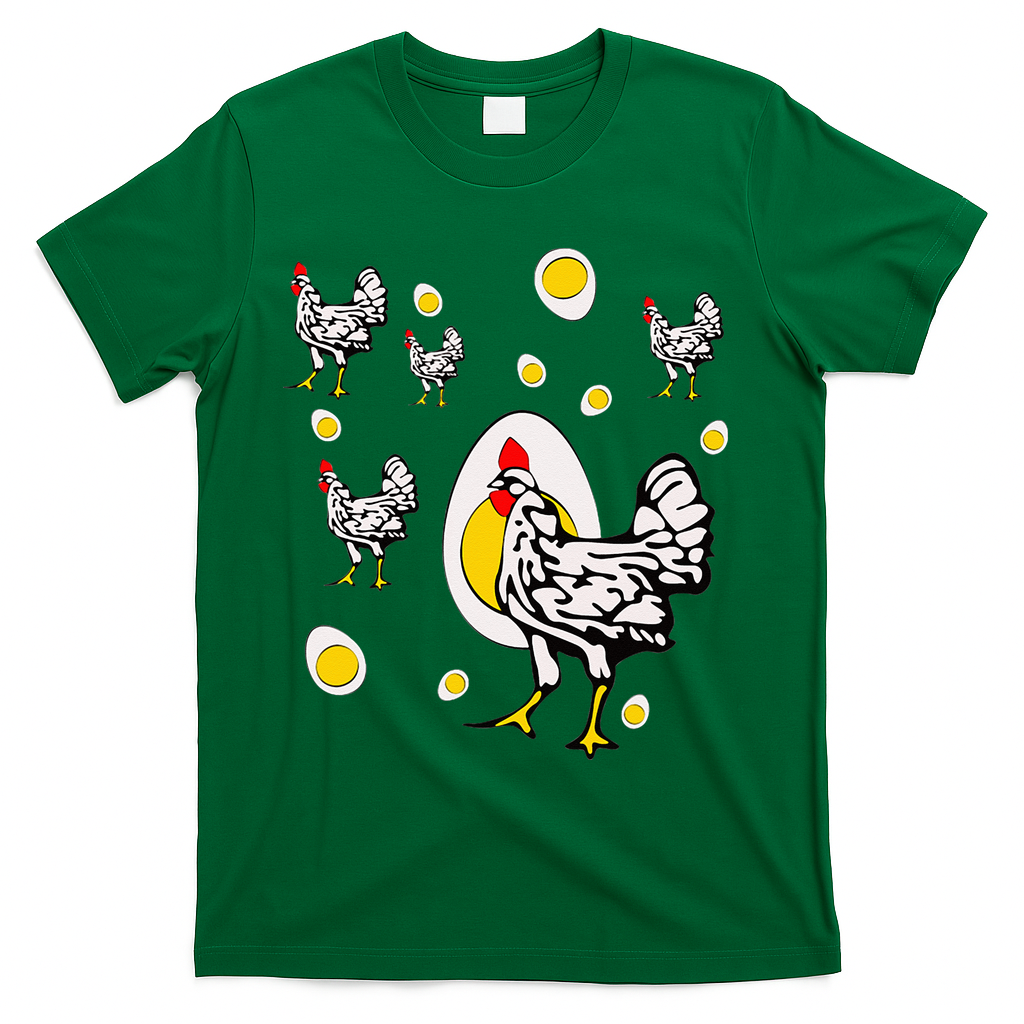 Roseanne Chicken Retro Chickens T-Shirt