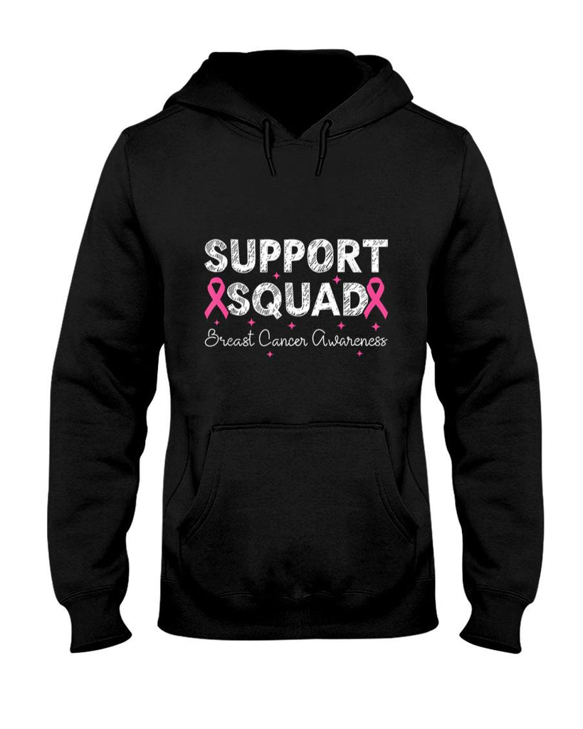 Support Squad Breast Cancer Awareness Month 2025 Pink Ribbon T-Shirt