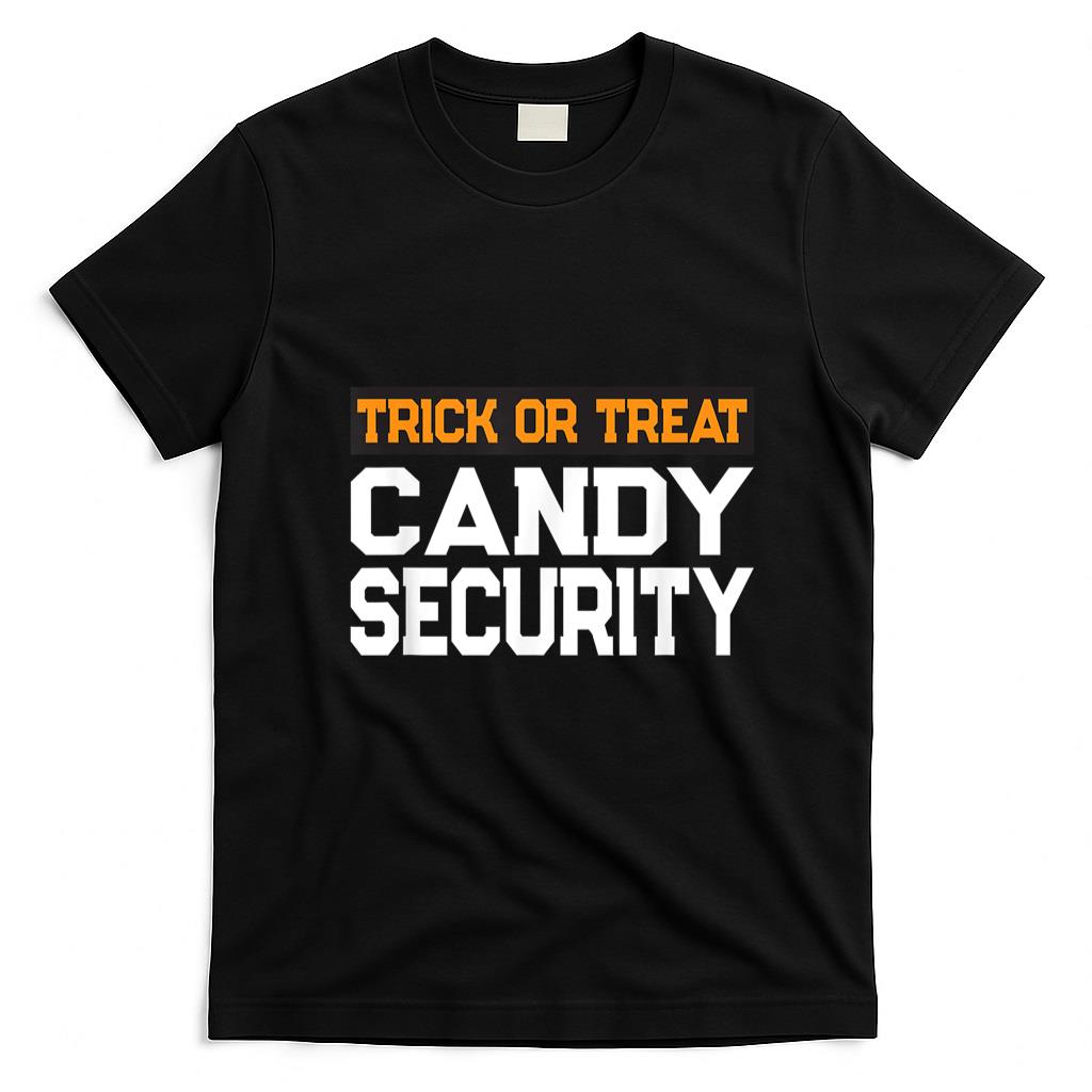Pet Mom Halloween Shirt - Trick or Treat Candy Security Mom Dad Halloween Costume T-Shirt
