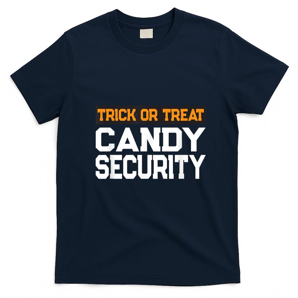 Pet Mom Halloween Shirt - Trick or Treat Candy Security Mom Dad Halloween Costume T-Shirt