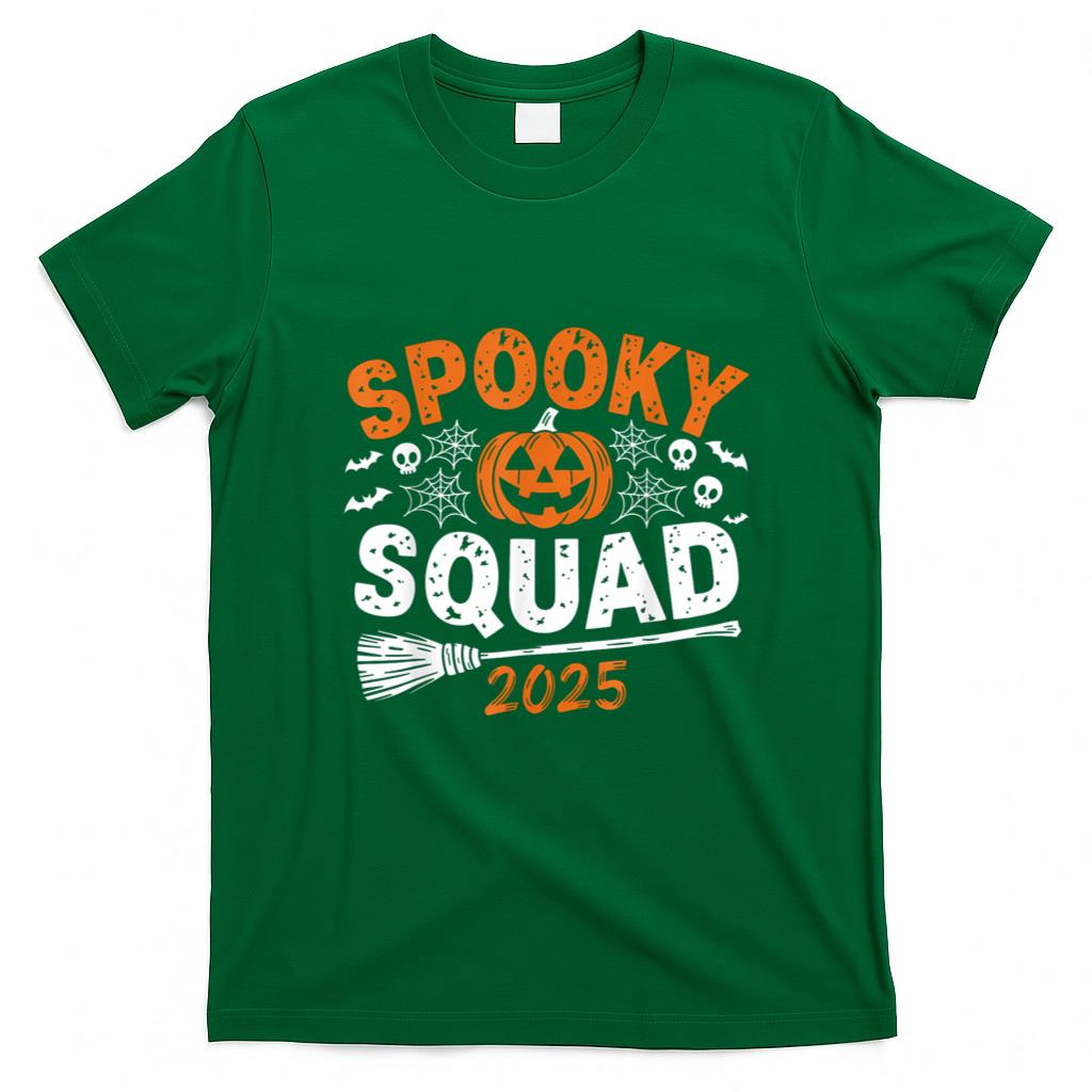 Halloween Shirt - Spooky Squad 2025 Matching Family Halloween Costume T-Shirt