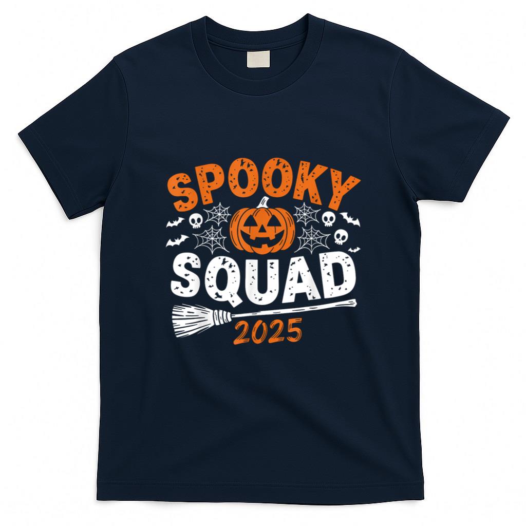 Halloween Shirt - Spooky Squad 2025 Matching Family Halloween Costume T-Shirt