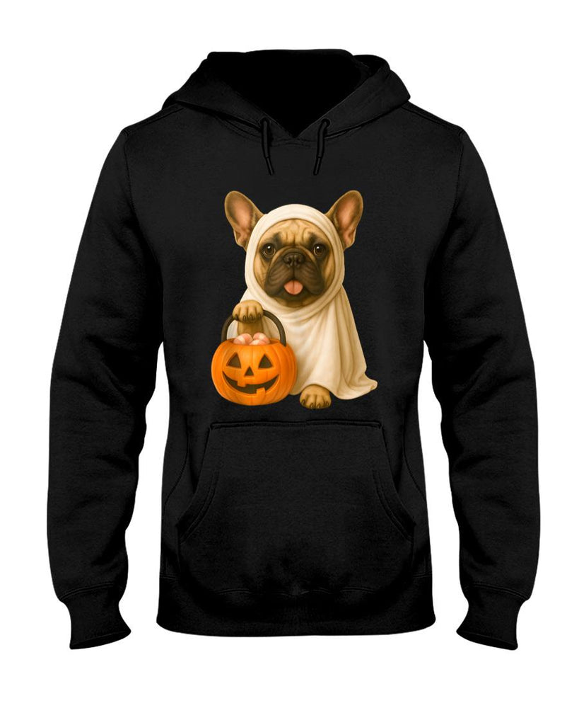 Pet Mom Halloween Shirt - Cute Halloween Frenchie Ghost Dog Pumpkin French Bulldog Tank Top